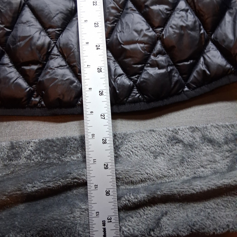 NWT Martha Stewart Signature Black Quilted Puffer Vest Knit Trim Small REPREVE - Picture 6 of 8